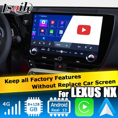 لکسوس NX NX200 NX350h NX250 اندروید 11 رابط ویدیویی چند رسانه ای carplay اندروید اتوماتیک