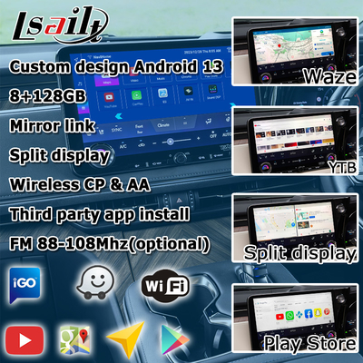 اندروید 13 8+128 رابط چند رسانه ای اندروید برای لکسوس LM LM350h 2023