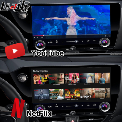 Lsailt Qualcomm Lexus Video Interface برای لکسوس NX260 NX350H LX RX ES رابط اطلاعات تفریحی شامل یوتیوب، نت فلکس