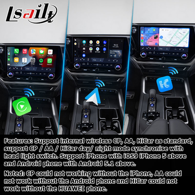 لکسوس TX550h+ TX350 TX500h رابط ویدیویی اندروید 13 با هسته Octa 2.0Ghz 8+128GB carplay