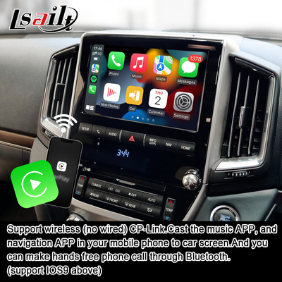 Lsailt 8+128GB رابط اطلاعات و سرگرمی اندرویدی برای لند کروزر 2013-2021 LC200 با کار پلی بی سیم ، نت فلکس ، یوتیوب