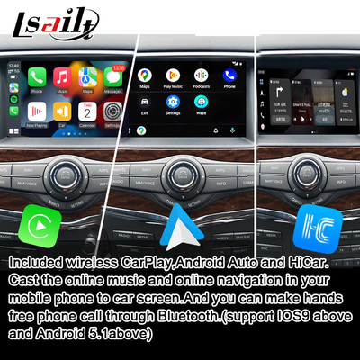 Lsailt 8+128G اندروید 13 ماژول اطلاعات و سرگرمی هوشمند برای نیسان گشت Y62 2010-2020 شامل CarPlay بی سیم ، NetFlix