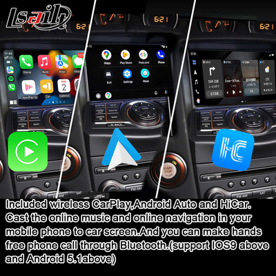 HDMI 8G اندروید رابط چند رسانه ای با CarPlay ، YouTube ، Google Play ، NetFlix برای نیسان گشت 370Z Quest ، اندروید 13