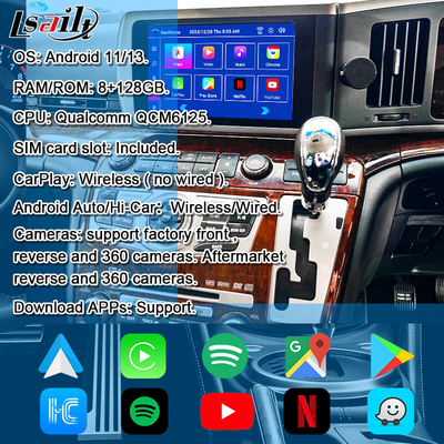 Lsailt 8G اندروید Smart Infotainment Module برای نیسان الگراند E51 سری 3 پشتیبانی از کار پلی، یوتیوب، صفحه پشتی سر