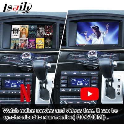 اندروید 13 8G اندروید Smart Infotainment Module for Nissan Elgrand E52 2010-Included CarPlay، یوتیوب، صفحه نمایش سرپوش