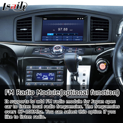 اندروید 13 8G اندروید Smart Infotainment Module for Nissan Elgrand E52 2010-Included CarPlay، یوتیوب، صفحه نمایش سرپوش