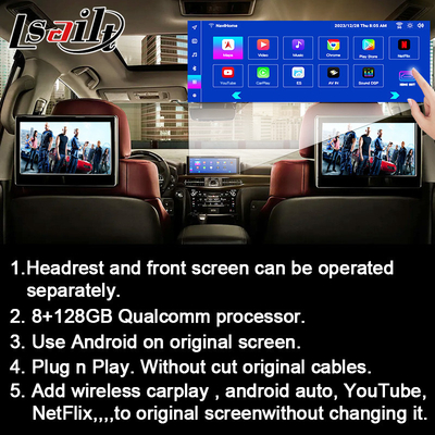 رابط ویدیویی 8G CarPlay&Android برای Nissan Maxima 09-15 Infiniti G37 با گوگل ، یوتیوب ، نت فلکس