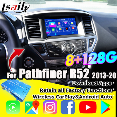 Nissan Multimedia Interface 8G اندروید 13 رابط اطلاعات و سرگرمی برای Pathfinder R52 2013-2020 Armada Patrol با کار پلی