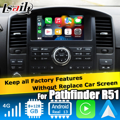 Nissan Pathfinder R51 اندروید کار پلی رابط چند رسانه ای اندروید اتو