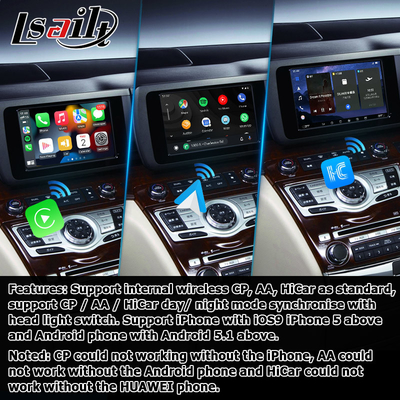 Nissan Elgrand E51 سری 3 اندروید 13 کوالکام 8+128GB کارپلی اندروید اتو رابط ویدیویی