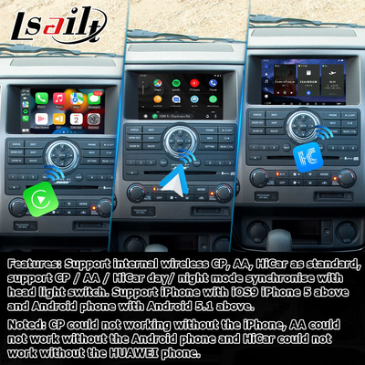 Nissan Armada TA60 رابط ویدیویی چند رسانه ای اندروید در سبک کارخانه، پشتیبانی از Carplay بی سیم اندروید اتو
