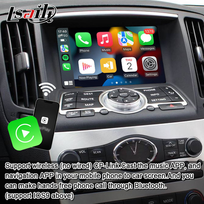 Lsailt 8G اندروید رابط چند رسانه ای برای اینفینیتی Q40 Q60 G37 G35 ماژول اطلاعات و سرگرمی CarPlay بی سیم یکپارچه