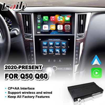 Lsailt CP + AA OEM Integration Carplay Interface برای سال های 2020 تا 2023 اینفینیتی Q50