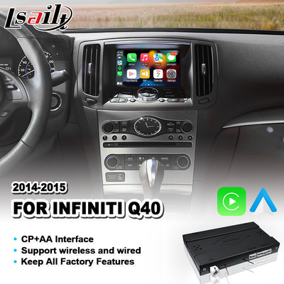 Lsailt OEM ادغام اندروید اتوماتیک رابط ویدیویی کارپلی برای اینفینیتی Q40 2014-2015
