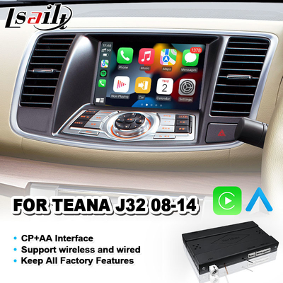 یکپارچه سازی OEM اندروید Auto Video Interface Carplay برای نیسان تیانا J32 2008-2014