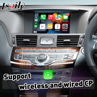 اندروید اتو OEM یکپارچه سازی رابط ویدیویی Carplay برای Nissan Fuga Y51 2009-2019