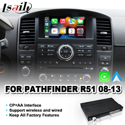 رابط کارپلی اندروید بدون سیم برای Nissan Pathfinder R51 Navara D40