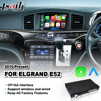 رابط ویدئویی اندروید Auto Wireless Carplay برای نیسان الگراند E52 2010-2022 IT08 08IT