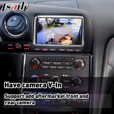 Lsailt اندروید اتو CP AA OEM یکپارچه سازی رابط ویدیویی Carplay برای نیسان GTR GT-R R35 2011-2016