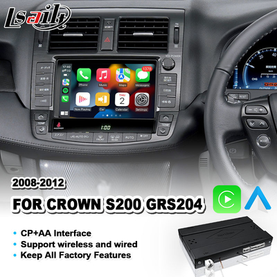 Lsailt وایرلس اندروید اتو CP AA Video Carplay Interface برای تویوتا کرون S200 GWS204 2008-2012