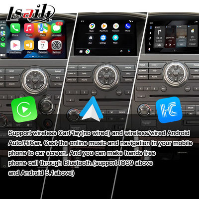 Lsailt OEM یکپارچه سازی اندروید رابط ویدیویی چند رسانه ای برای Pathfinder R51 Nissan Navara D40 CarPlay&Android Auto Retrofit