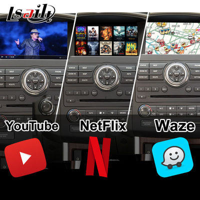 Lsailt OEM یکپارچه سازی اندروید رابط ویدیویی چند رسانه ای برای Pathfinder R51 Nissan Navara D40 CarPlay&Android Auto Retrofit