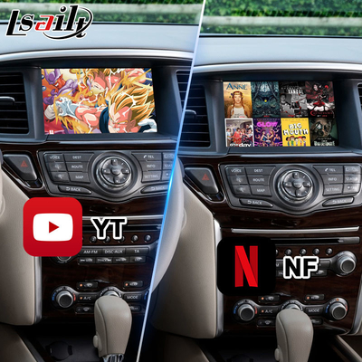 رابط ویدیویی اندروید Lsailt برای Nissan Pathfinder R52 با Wireless Carplay Android Auto