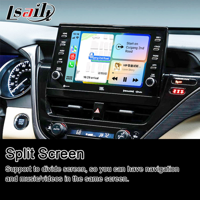 Lsailt 8G ماژول اطلاعات و سرگرمی اندرویدی CarPlay برای تویوتا کامری TOUCH3 2018-2021 سیانا پشتیبانی از یوتیوب، نت فلکس، دوربین های 360