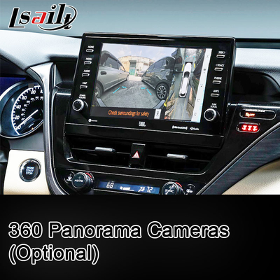 Lsailt 8G ماژول اطلاعات و سرگرمی اندرویدی CarPlay برای تویوتا کامری TOUCH3 2018-2021 سیانا پشتیبانی از یوتیوب، نت فلکس، دوربین های 360