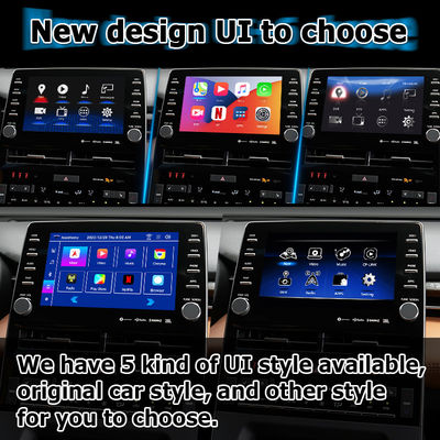 رابط ویدیویی 8 اینچی کارپلی خودکار اندروید برای تویوتا آوالون تاچ 3 2018 تا کنون