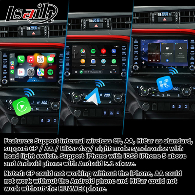 تویوتا هیلوکس اندروید 13 رابط ویدیویی چند رسانه ای carplay بی سیم اندروید اتوماتیک لمس 3