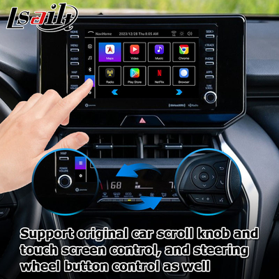 تویوتا هریر ونزا اندروید 13 رابط ویدیویی چند رسانه ای 2019-حاضر carplay بی سیم اندروید اتوماتیک