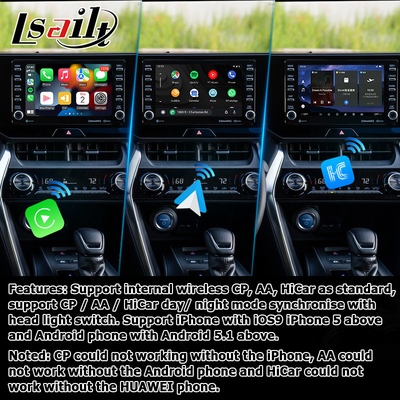 تویوتا هریر ونزا اندروید 13 رابط ویدیویی چند رسانه ای 2019-حاضر carplay بی سیم اندروید اتوماتیک