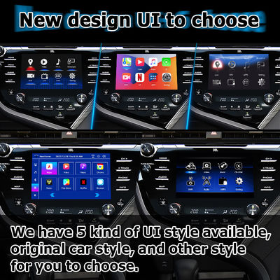 صفحه لمسی Carplay Android Auto رابط ویدیویی تویوتا کمری بلوتوث Wifi USB