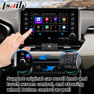 8+128GB اندروید 13 کارپلی اندروید Interface For Toyoat RAV4 2019 To Present Touch N Go 3
