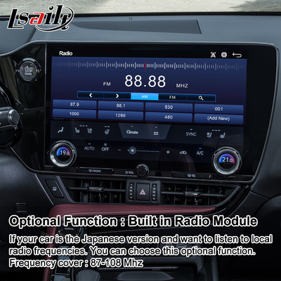 رابط ویدئویی سیستم چند رسانه ای اندروید Carplay برای 2021-حاضر لکسوس NX NX200 NX250 NX350 NX350h NX400h NX450h