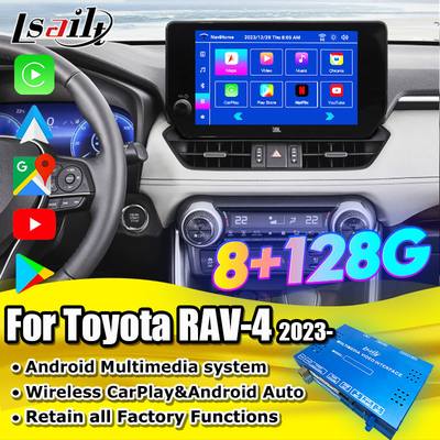 اندروید 13 رابط اطلاعات و سرگرمی اندروید برای تویوتا RAV-4 2023-تاج ، Alphard ، Harrier ارتقاء صفحه نمایش OEM با سیستم چند رسانه ای اندروید ، یوتیوب