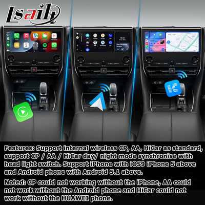 رابط چند رسانه ای تویوتا Alphard AH40 اندروید 8+128GB پشتیبانی از Carplay Android Auto
