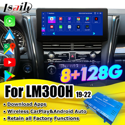 اندروید 13 رابط ویدیویی لکسوس ارتقاء صفحه نمایش OEM برای LM350 LM500H کیت های ارتقاء NX RX ES شامل YouTube ، NetFlix ، Wireless CarPlay