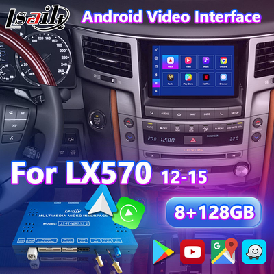 رابط ویدیویی چند رسانه ای اندرویدی Lsailt برای 2012-2015 Lexus LX 570 LX570