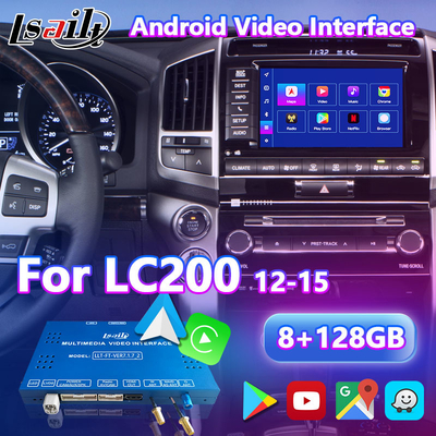 رابط ویدیویی چندرسانه ای اندروید Lsailt برای تویوتا لندکروزر LC200 V8 LC 200 2012-2015