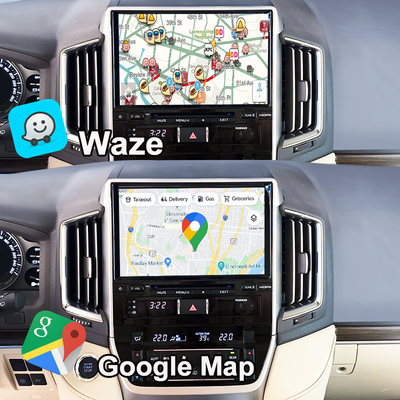 رابط چند رسانه ای اندروید برای Land Cruiser GX_R 2018-2021 LC200 بی سیم اپل CarPlay&Android Auto Retrofit Upgrade