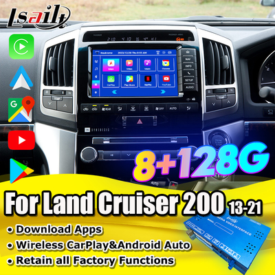 ماژول ارتقاء اندروید OEM برای لندکروز 2013-2021، کیت یکپارچه‌سازی CarPlay بی‌سیم، یوتیوب، نقشه گوگل، Android Auto