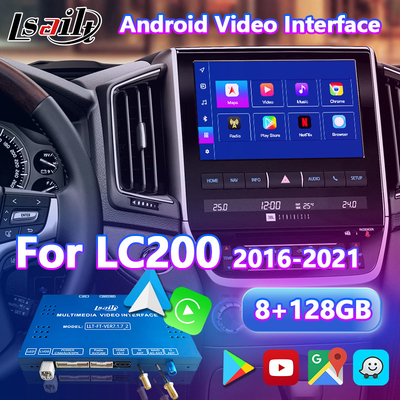 رابط ویدیویی چندرسانه‌ای اندروید Lsailt برای تویوتا لندکروزر 200 LC200 VX VXR VX-R 2016-2021