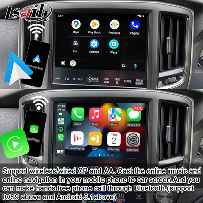 رابط کارپلی بی سیم اپل برای کرون S210 2013-2016 AWS210 GRS210 GWS214 GWS215 Majesta Athlete Royal Saloon پشتیبانی دوربین عقب، اندروید اتو