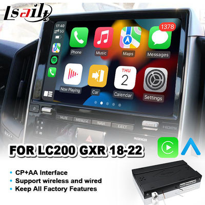 جعبه ناوبری GPS GXR 4+64 گیگابایتی، رابط کارپلی اندروید برای تویوتا لندکروزر LC200 GX-R