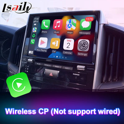4+64 گیگابایت رابط ویدیویی Android Carplay برای Toyota Land Cruiser LC200 LC-GT GXR 2018-2021 Touch 3