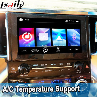 ماژول ارتقاء اتوماتیک بی سیم Apple CarPlay / Android برای Alphard سری 30 Vellfire Toyota پشتیبانی از رادیو FM ، A / C ، آینه ، دوربین