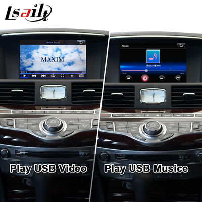 رابط CarPlay برای Infiniti Q70 Q70L M35 M45 Fuga 2009-2019 آداپتور بی‌سیم Android Auto ادغام آینه‌سازی تلفن همراه، دمای AC