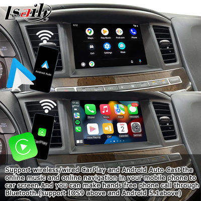 رابط CarPlay برای Infiniti QX60 JX35 2008-2017 ارتقاء Car Play ماژول Android Auto، Mirroring، دمای AC